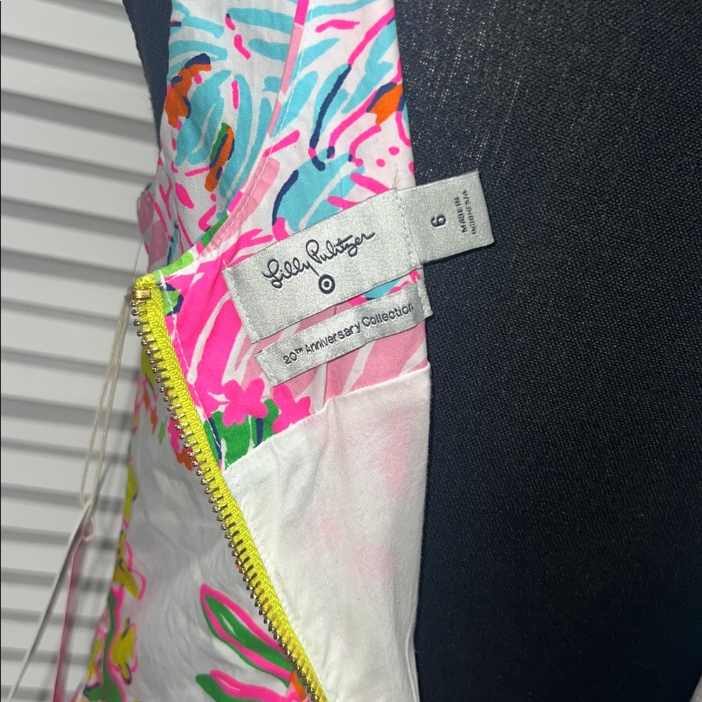 NWT Lilly Pulitzer Target 20th Anniversary Nosey Posie Sleeveless Dress Lace ๐ฉท - Picture 10 of 12